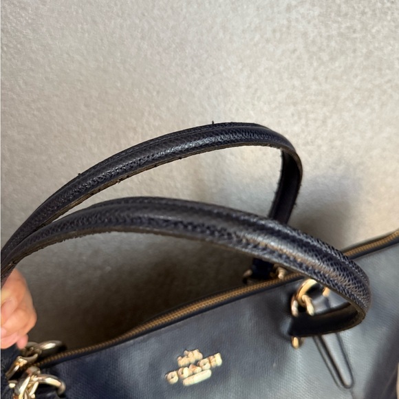 Coach Ava Navy Blue Tote Bag - Picture 10 of 15